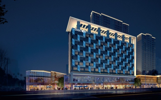 浏阳市高丽万汇城峰璟府夜景照明工程